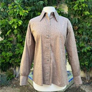 Calvin Klein Speckled Button Down Top - size 14